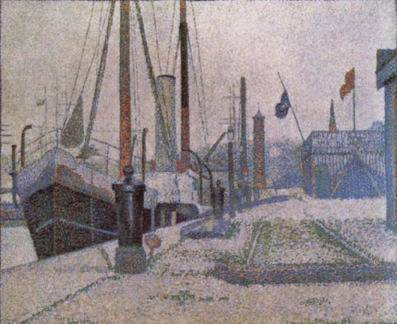 Georges Seurat The Honfleur Norge oil painting art